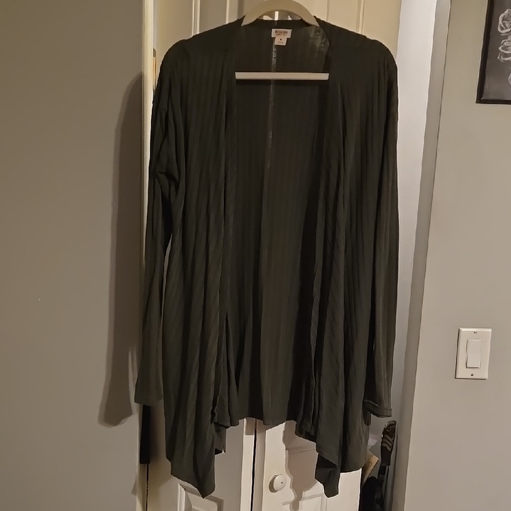 Mossimo Olive Green Cardigan
